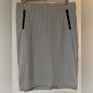 Black & White  checkered print suit - skirt and jacket listed separately